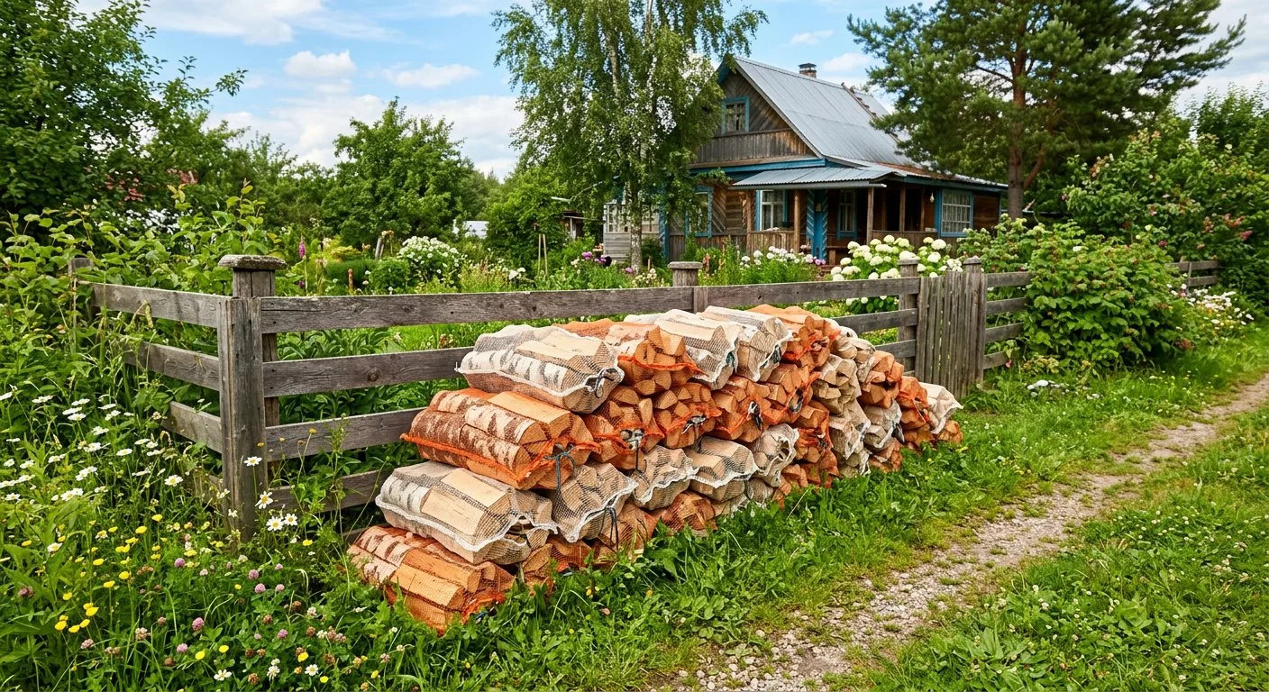 Дрова для дачи в Колпине